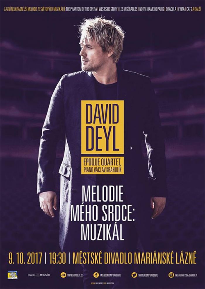 09.10.2017 - David Deyl: Melodie mého srdce - Muzikál / Mariánské Lázně