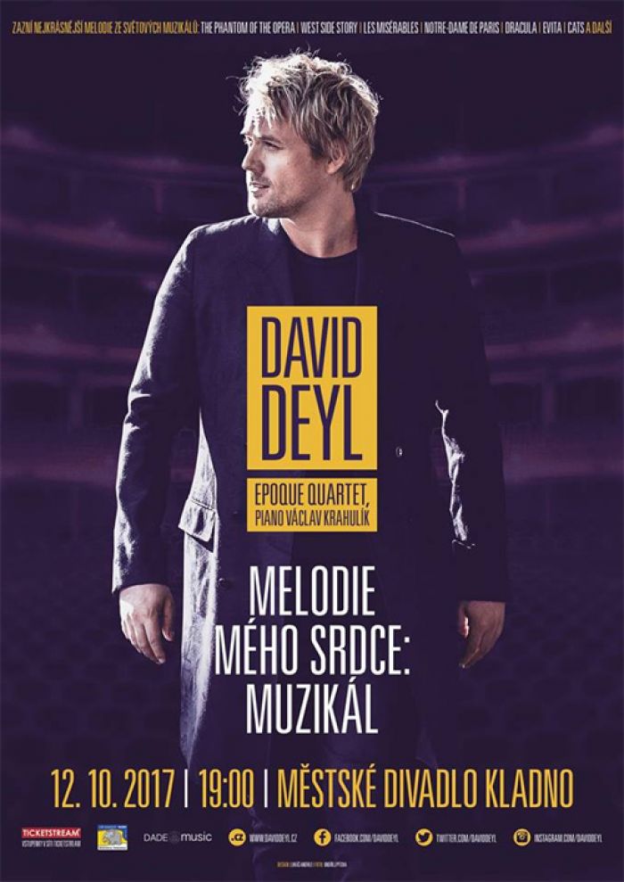 12.10.2017 - David Deyl: Melodie mého srdce - Muzikál / Kladno