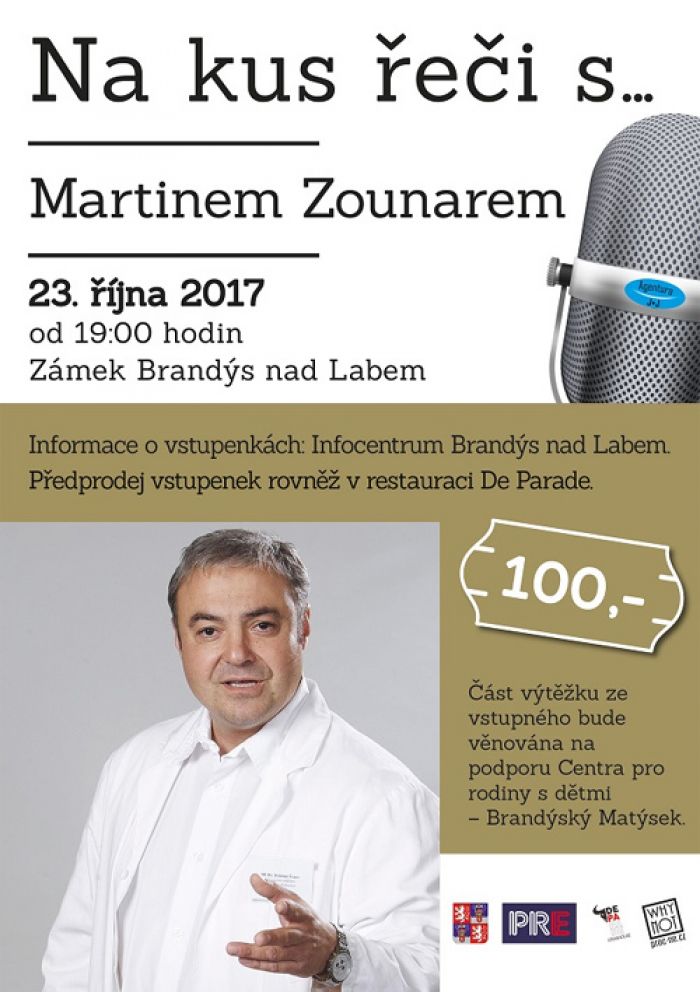 23.10.2017 - Na kus řeči s...Martinem Zounarem / Brandýs nad Labem