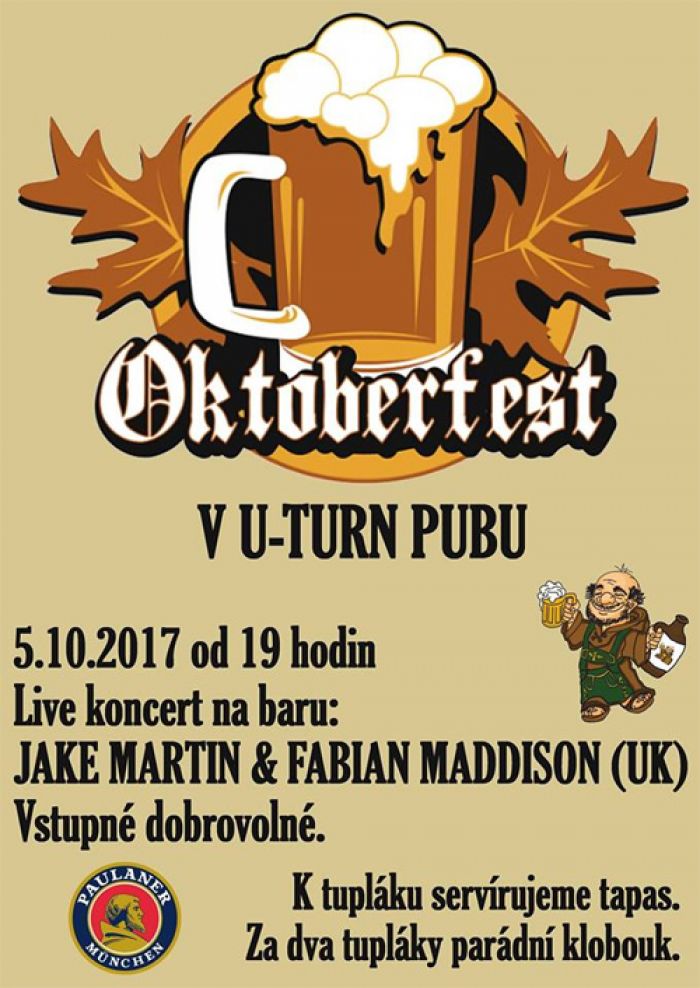05.10.2017 - Oktoberfest s živou muzikou - Mladá Boleslav