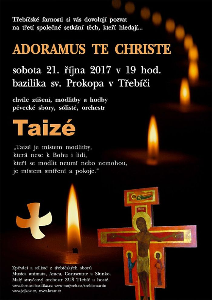 21.10.2017 - Adoramus Te Christe - Třebíč
