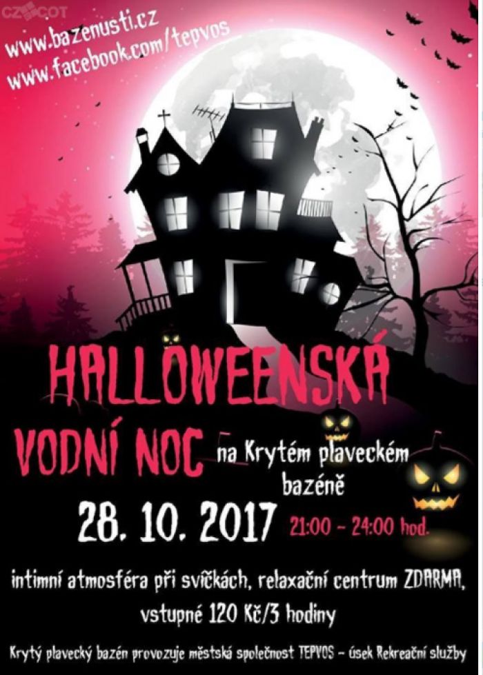 28.10.2017 - Halloweenská vodní noc - Ústí nad Orlicí
