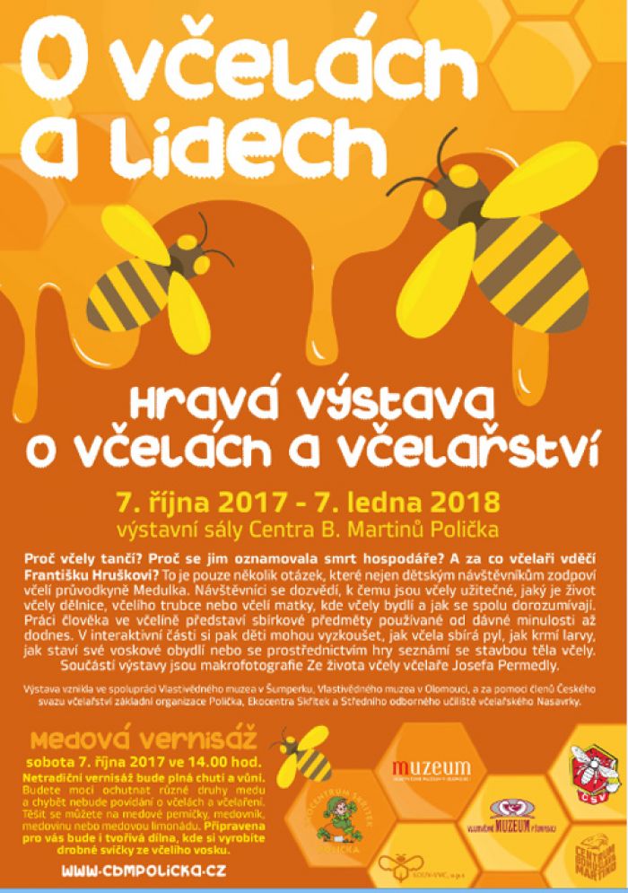 07.10.2017 - O VČELÁCH A LIDECH - Výstava / Polička