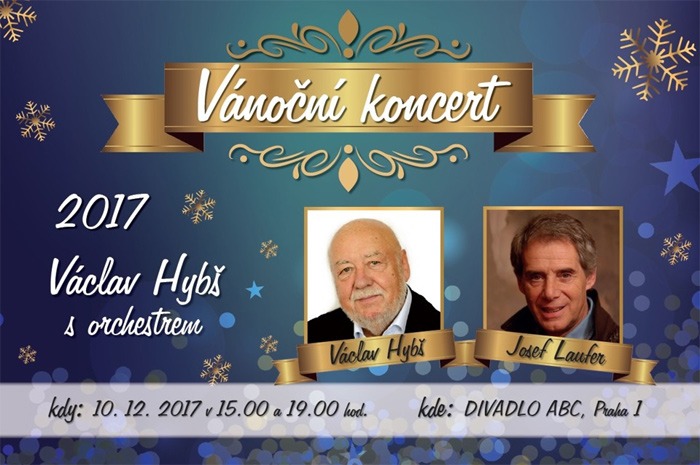 10.12.2017 - Vánoční koncert Václava Hybše - Praha 1