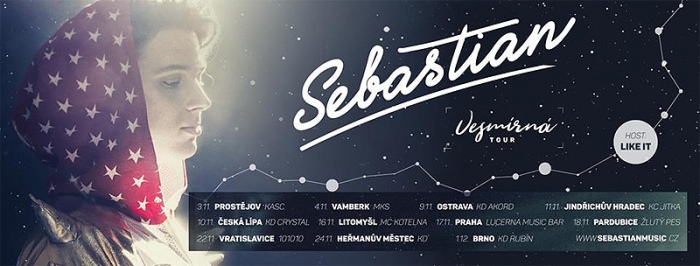 11.11.2017 - Sebastian - Vesmírná Tour 2017 / Jindřichův Hradec