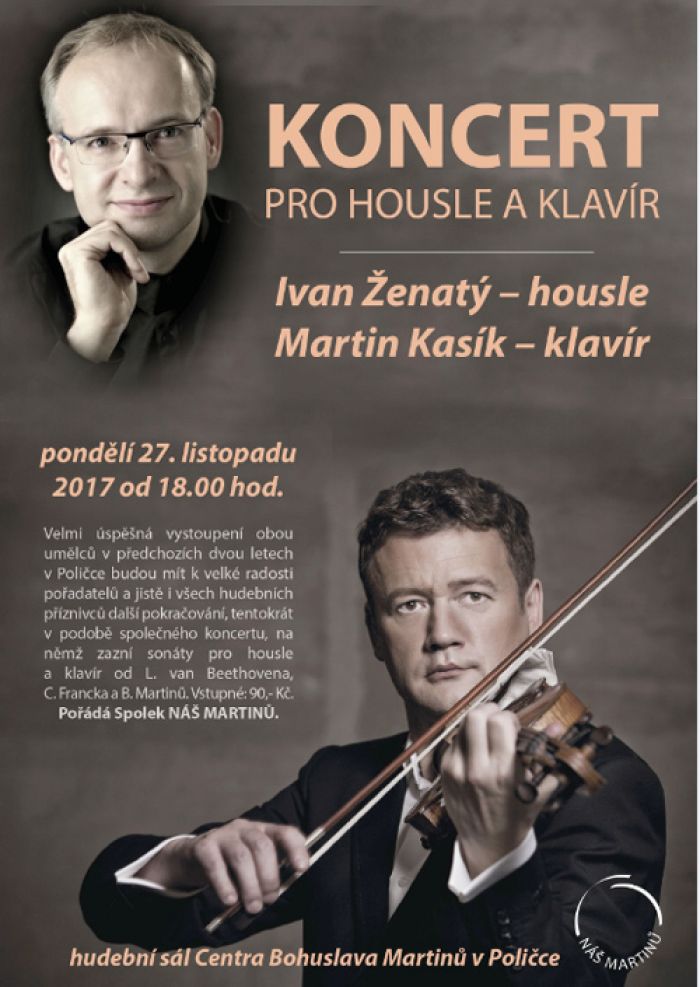 27.11.2017 - Ivan Ženatý a Martin Kasík - Koncert / Polička