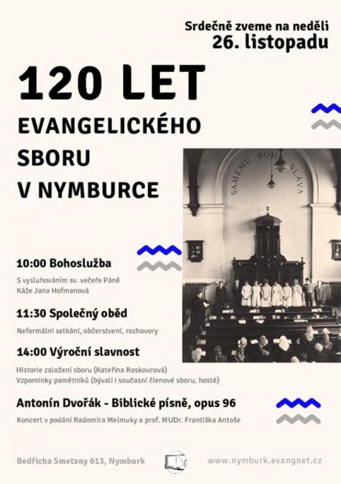 26.11.2017 - 120 let Evangelického sboru v Nymburce