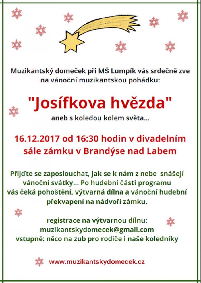 16.12.2017 -   Josífkova hvězda - Brandýs nad Labem