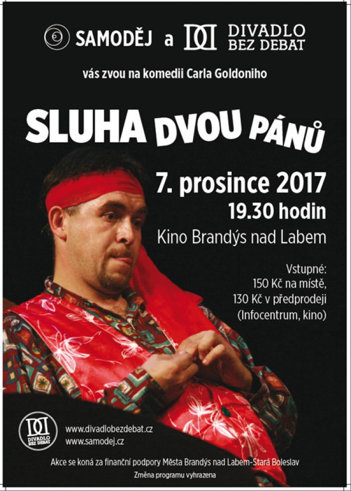 07.12.2017 - Sluha dvou pánů - Divadlo / Brandýs nad Labem