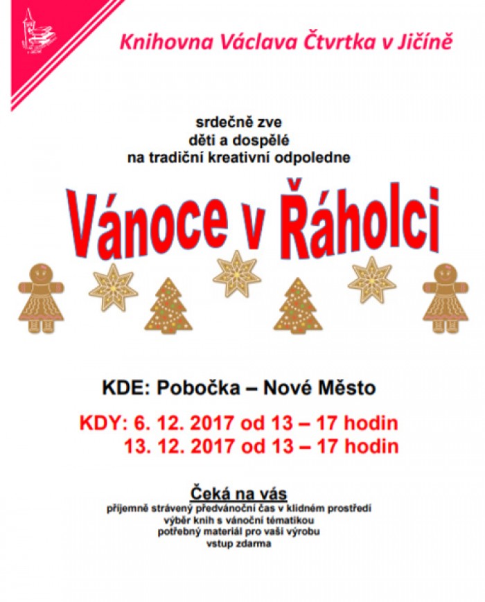 06.12.2017 - VÁNOCE V ŘÁHOLCI / Jičín