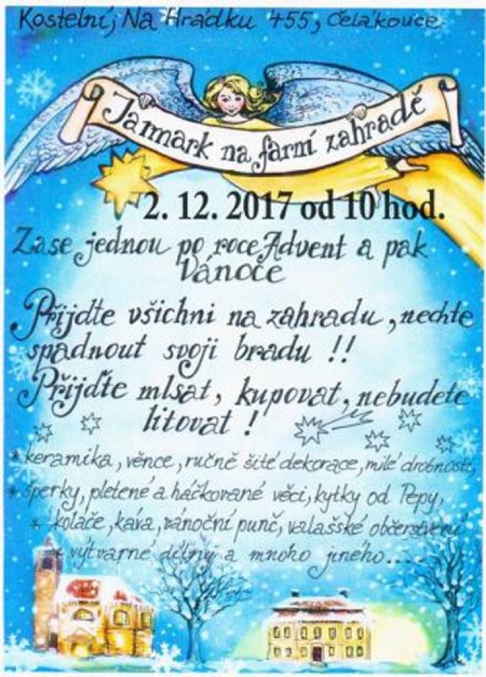 02.12.2017 - Jarmark na farní zahradě - Čelákovice
