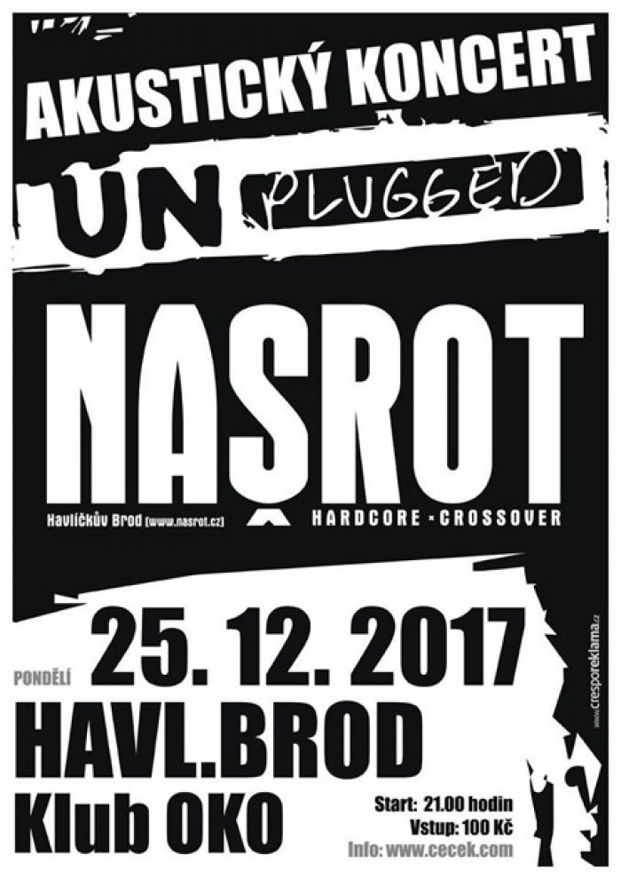 25.12.2017 - Našrot: Vánoční akustický koncert  / Havlíčkův Brod