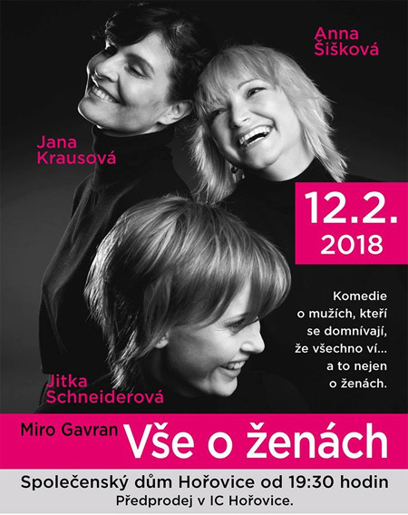 12.02.2018 - VŠE O Ženách - Divadlo / Hořovice