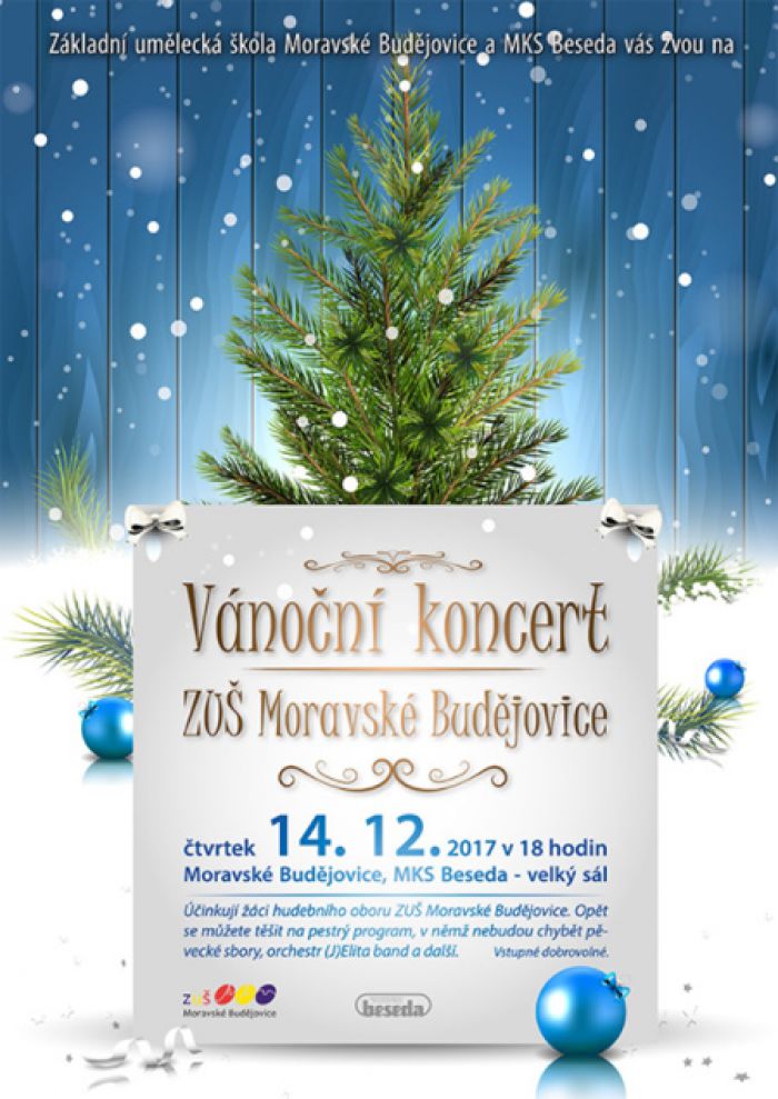 14.12.2017 - Vánoční koncert ZUŠ  /  Moravské Budějovice