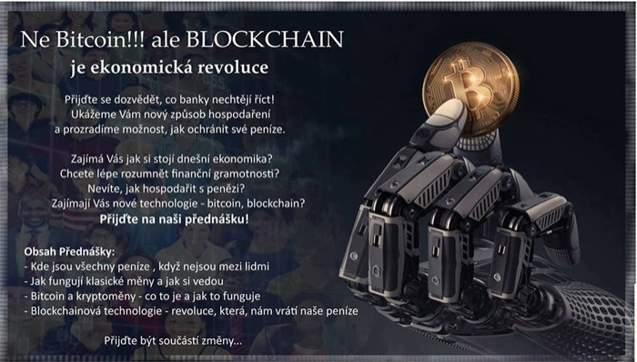 04.01.2018 - Ne Bitcoin !! ale Blockchain - Heřmanův Městec