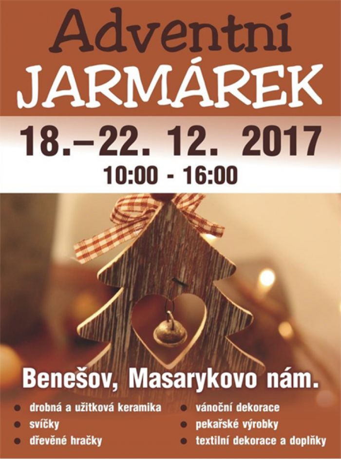 18.12.2017 - Adventní jarmárek 2017 - Benešov