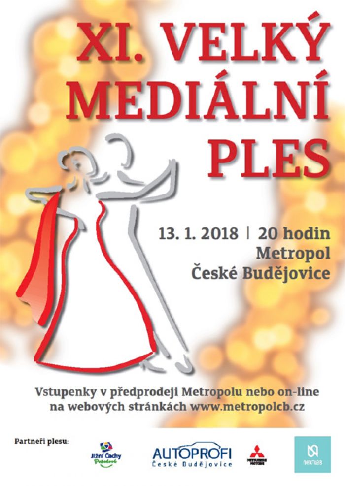 13.01.2018 - XI. Velký mediální ples 2018 / České Budějovice