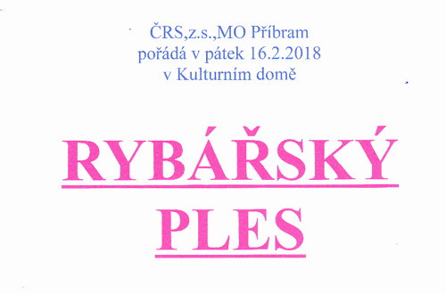 16.02.2018 - RYBÁŘSKÝ PLES - Příbram