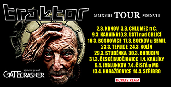 31.03.2018 - TRAKTOR - MMXVIII TOUR 2018 - České Budějovice