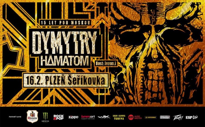 16.02.2018 - Dymytry: Tour 2018 - 15 let pod maskou / Plzeň