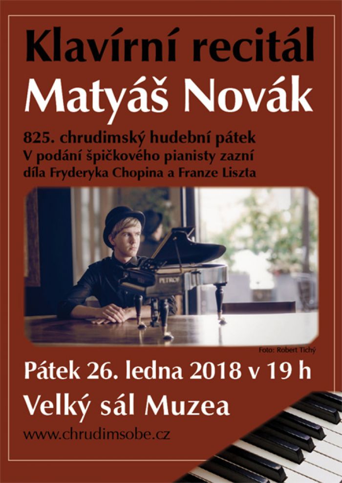26.01.2018 - Matyáš Novák - Klavírní recitál / Chrudim