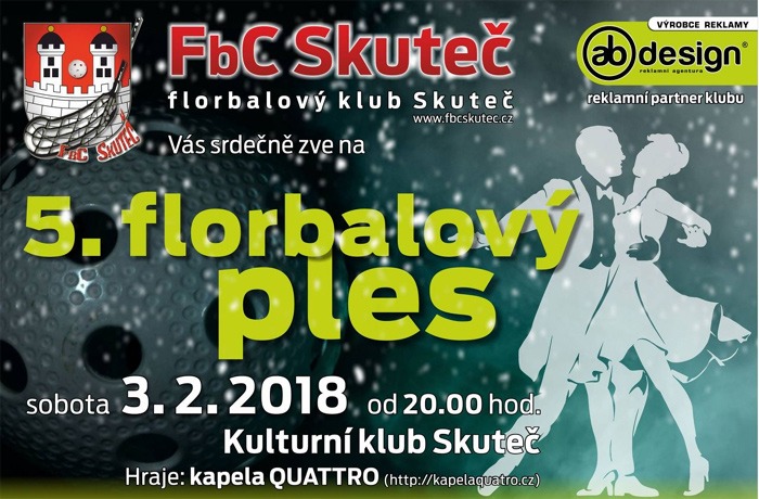 03.02.2018 - Florbalový ples 2018 - Skuteč