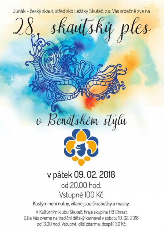 09.02.2018 - Skautský ples 2018 - Skuteč