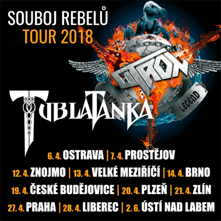 12.04.2018 - Citron & Tublatanka: Souboj rebelů tour 2018 - Znojmo