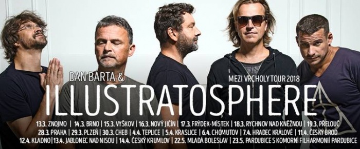 18.03.2018 - Dan Bárta & Illustratosphere - Mezi vrcholy tour 2018 / Rychnov nad Kněžnou