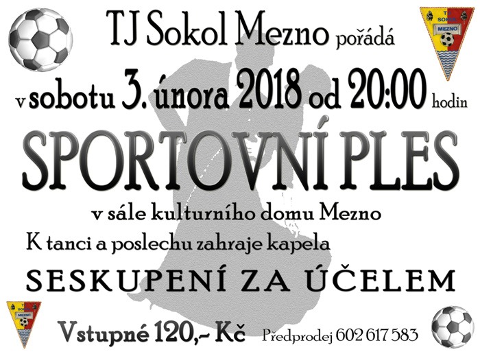 03.02.2018 - Sportovní ples SK Mezno