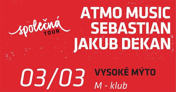 03.03.2018 - Atmo Music / Sebastian / Jakub Děkan - Vysoké Mýto