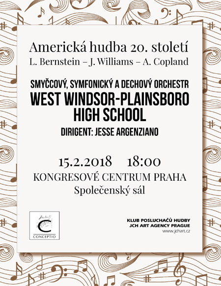 15.02.2018 - Hudba Ameriky 20. století - Orchestrální koncert / Praha