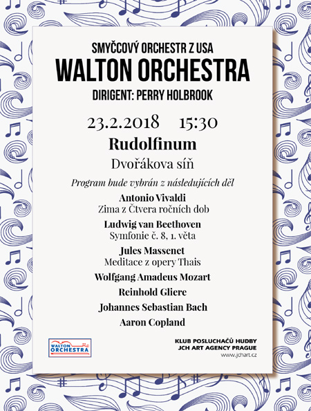 23.02.2018 - Studentský smyčcový orchestr Walton (USA) - Koncert / Praha