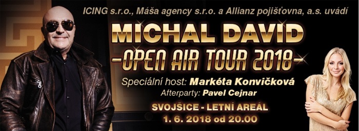 01.06.2018 - Michal David: OPEN AIR TOUR 2018 - Svojšice