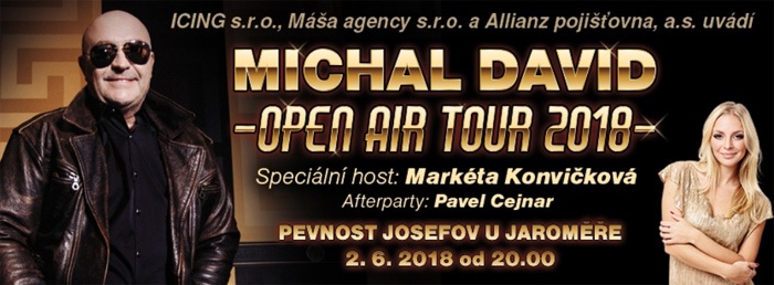 02.06.2018 - Michal David: OPEN AIR TOUR 2018 - Josefov 