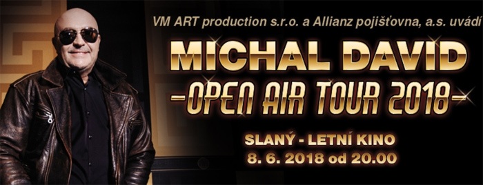 08.06.2018 - Michal David: OPEN AIR TOUR 2018 - Slaný