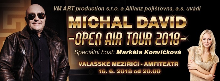 16.06.2018 - Michal David: OPEN AIR TOUR 2018 - Valašské Meziříčí