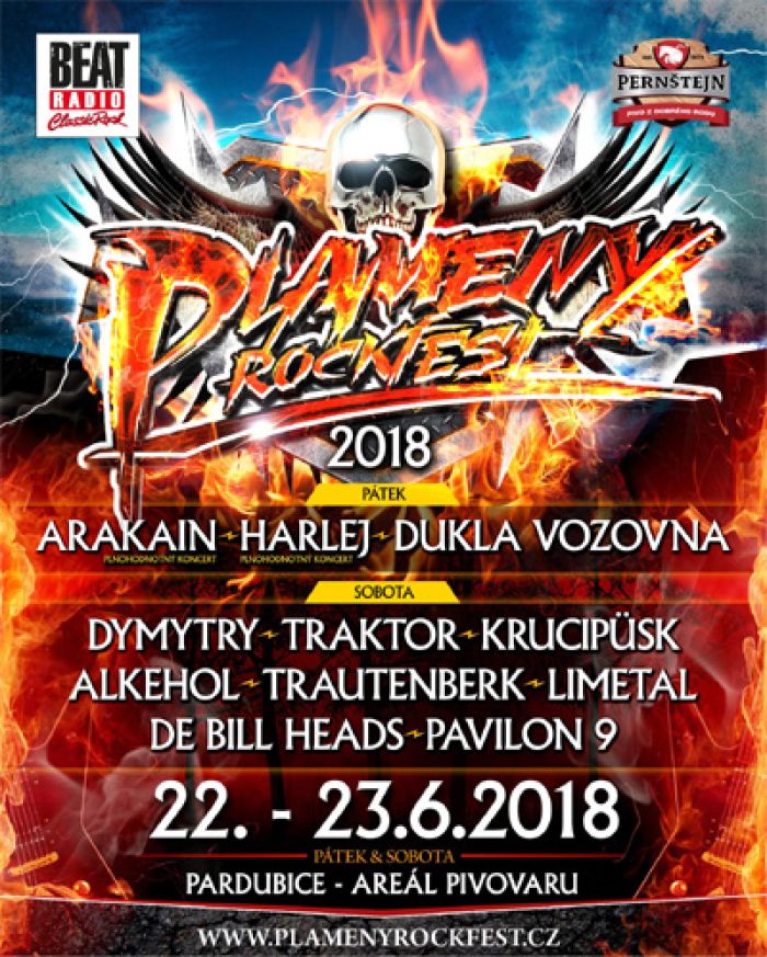 22.06.2018 - PLAMENY ROCKFEST 2018 - Pardubice