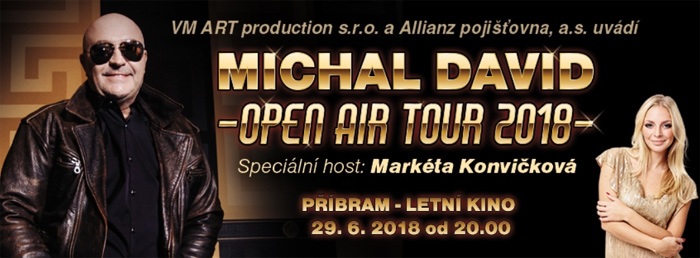 29.06.2018 - Michal David: OPEN AIR TOUR 2018 - Příbram