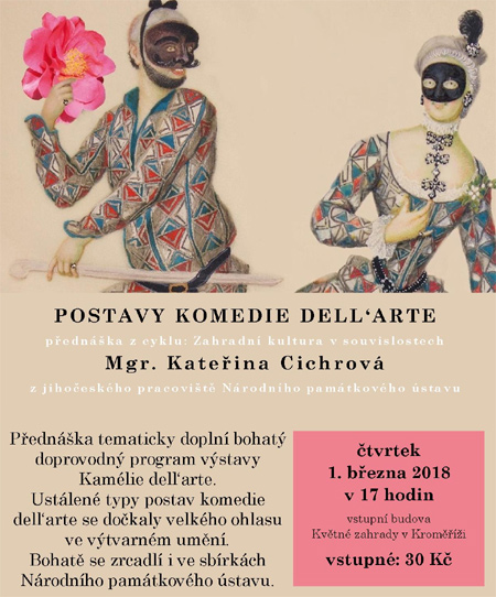 01.03.2018 - Postavy komedie dellarte - Přednáška / Kroměříž