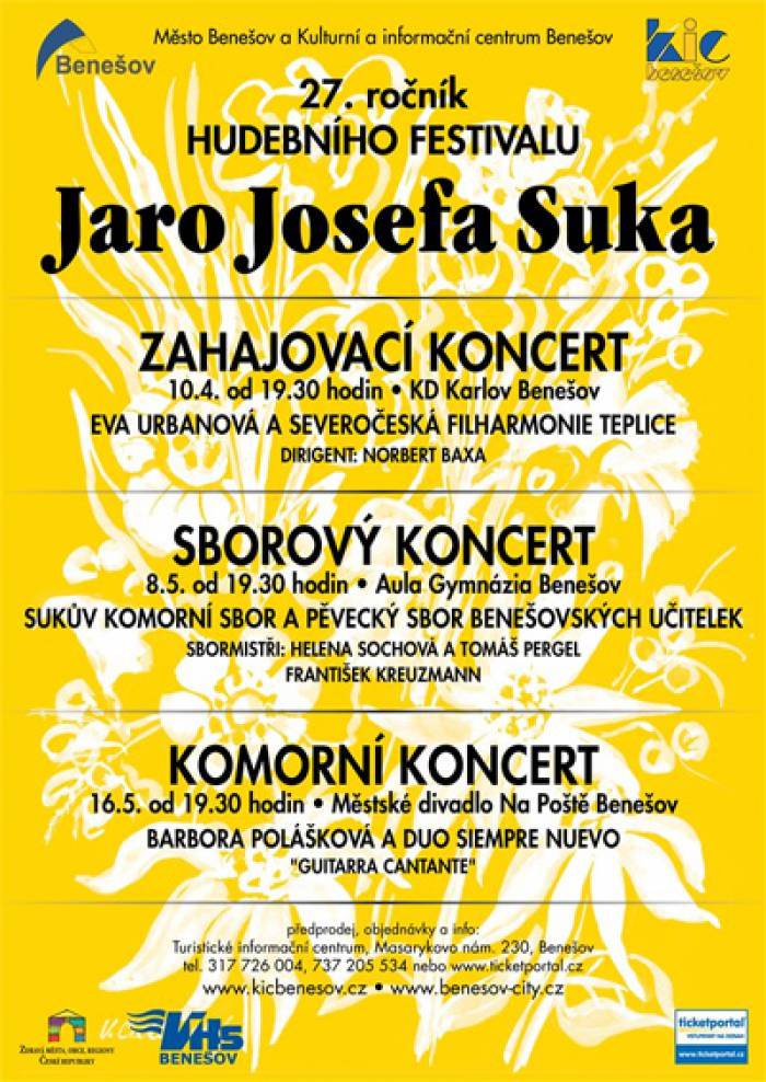 16.05.2018 - Jaro Josefa Suka - Komorní koncert / Benešov