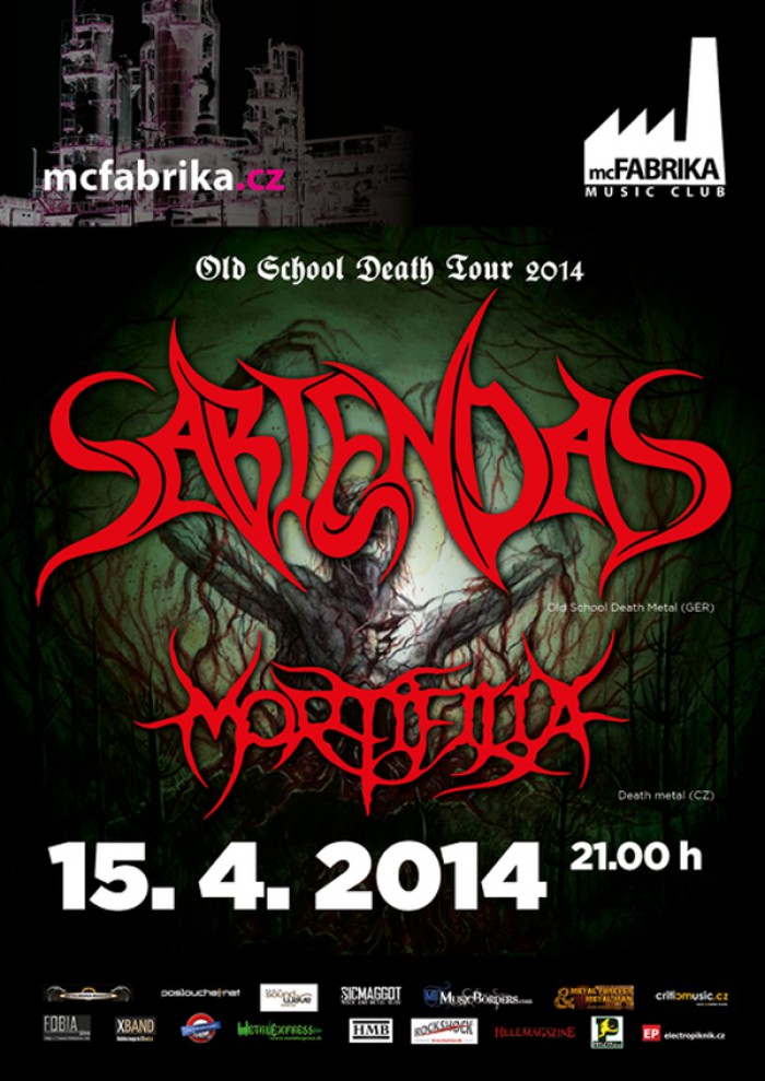 15.04.2014 - SABIENDAS (Germany) O.S.D. Tour 2014 + MORTIFILIA (CZ)