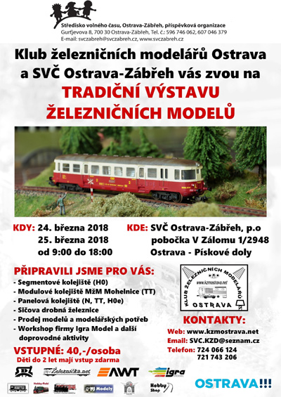 24.03.2018 - Výstava železničních modelů - Ostrava