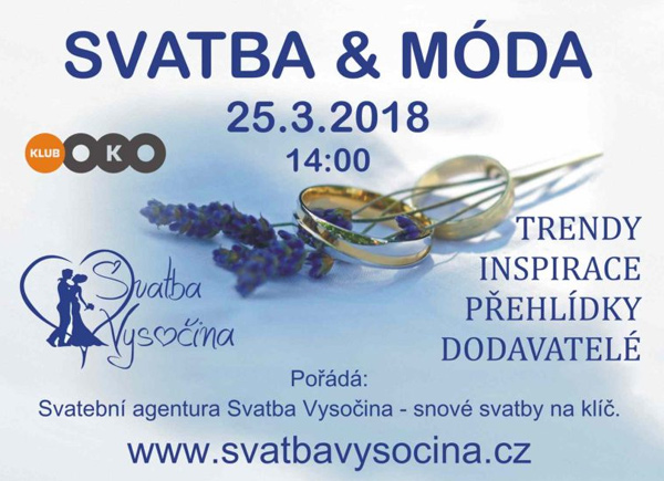 25.03.2018 - Svatba & móda - Havlíčkův Brod