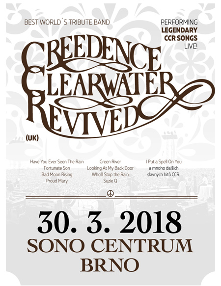 30.03.2018 - Creedence Clearwater Revived se vracejí do Brna