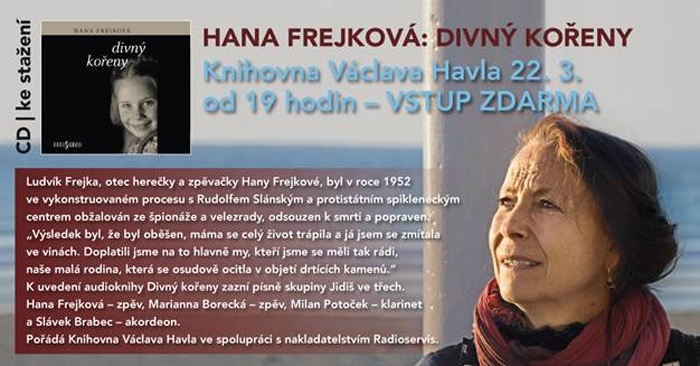 22.03.2018 - Hana Frejková: Divný kořeny - Praha