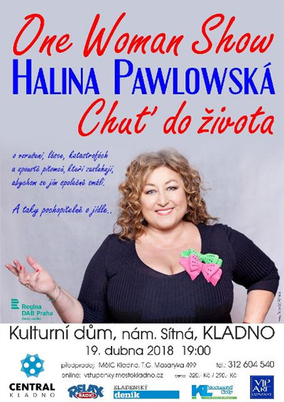 19.04.2018 - Halina Pawlowská - One Woman Show / Kladno