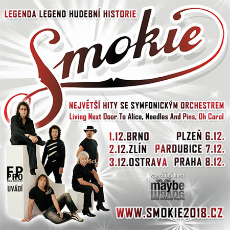 07.12.2018 - SMOKIE - The Symphony Tour 2018 - Pardubice