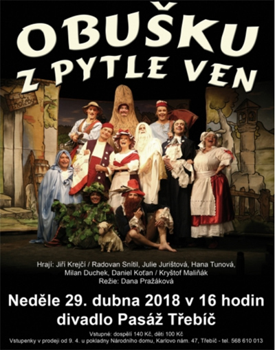 29.04.2018 - OBUŠKU Z PYTLE VEN! - Pro děti / Třebíč