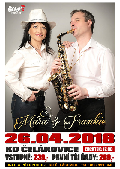 26.04.2018 - Mára a Frankie - Koncert / Čelákovice